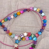 Bracciale maxistelle colorate Madreperla - Fabidi