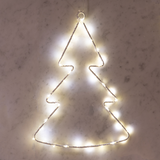 Albero Natale apprendibile Sirius - Bianca 40 Led 30 Cm.