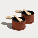 Raclette al lume di candela per 2 terracotta - Cookut