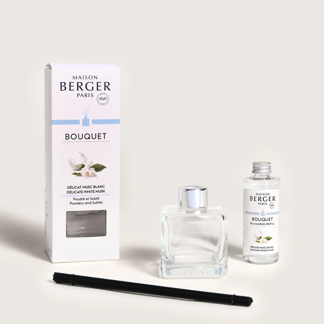 Diffusore con Bastoncini Maison Berger - Delicat Musc Blanc