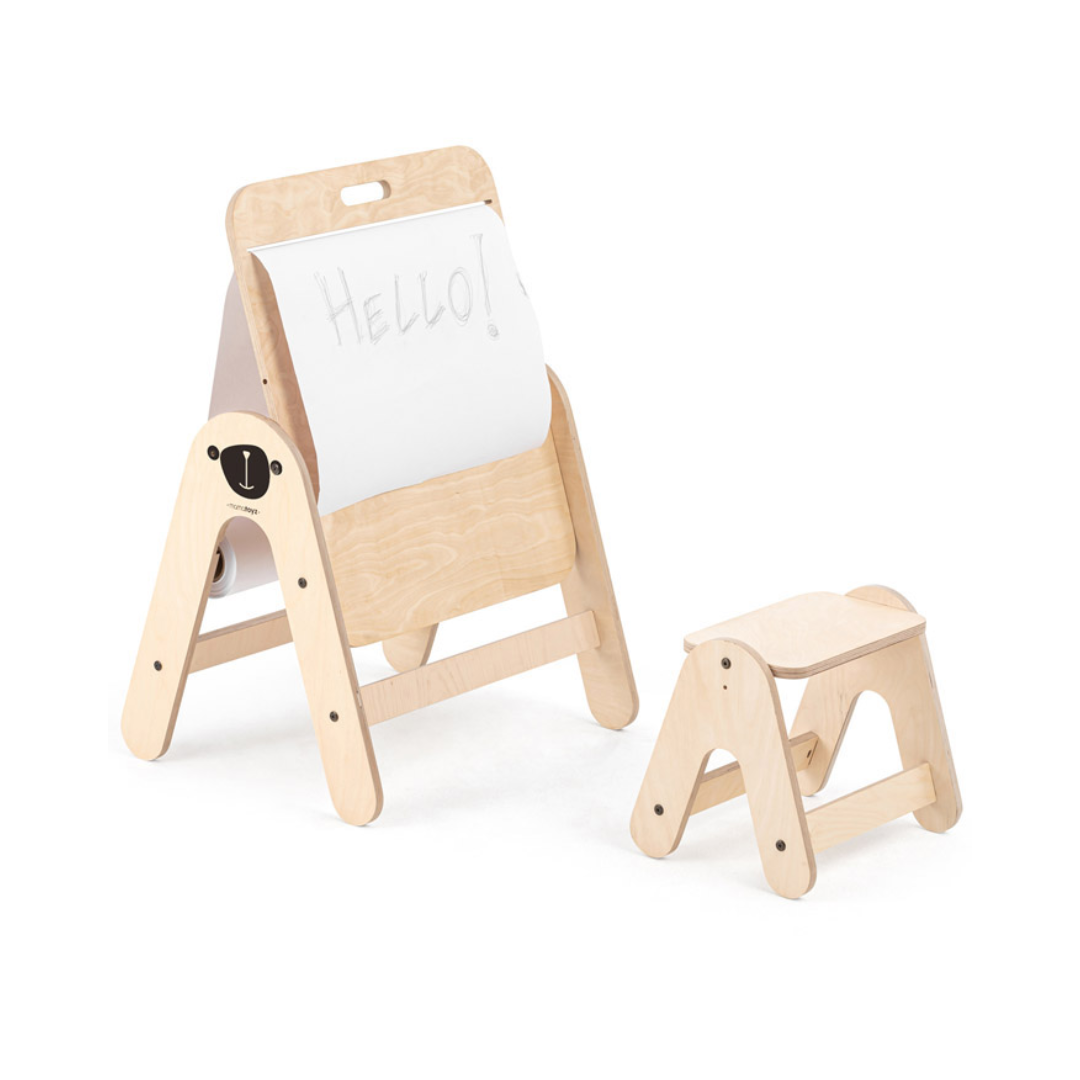 Tavolo e sgabello Massam Orso +24 Betulla - Mamatoyz