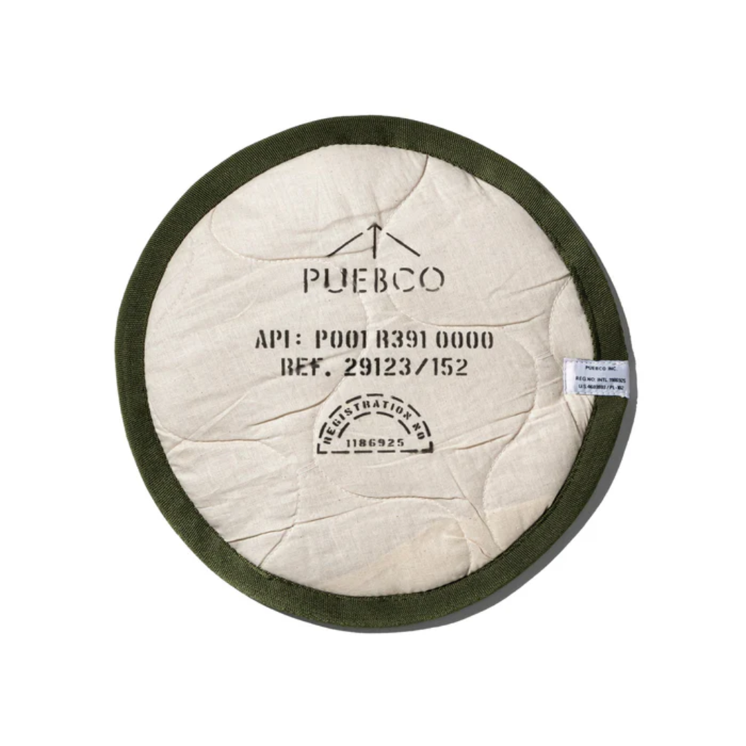 CUSCINO TRAPUNTATO PER SGABELLO / Oliva - Puebco