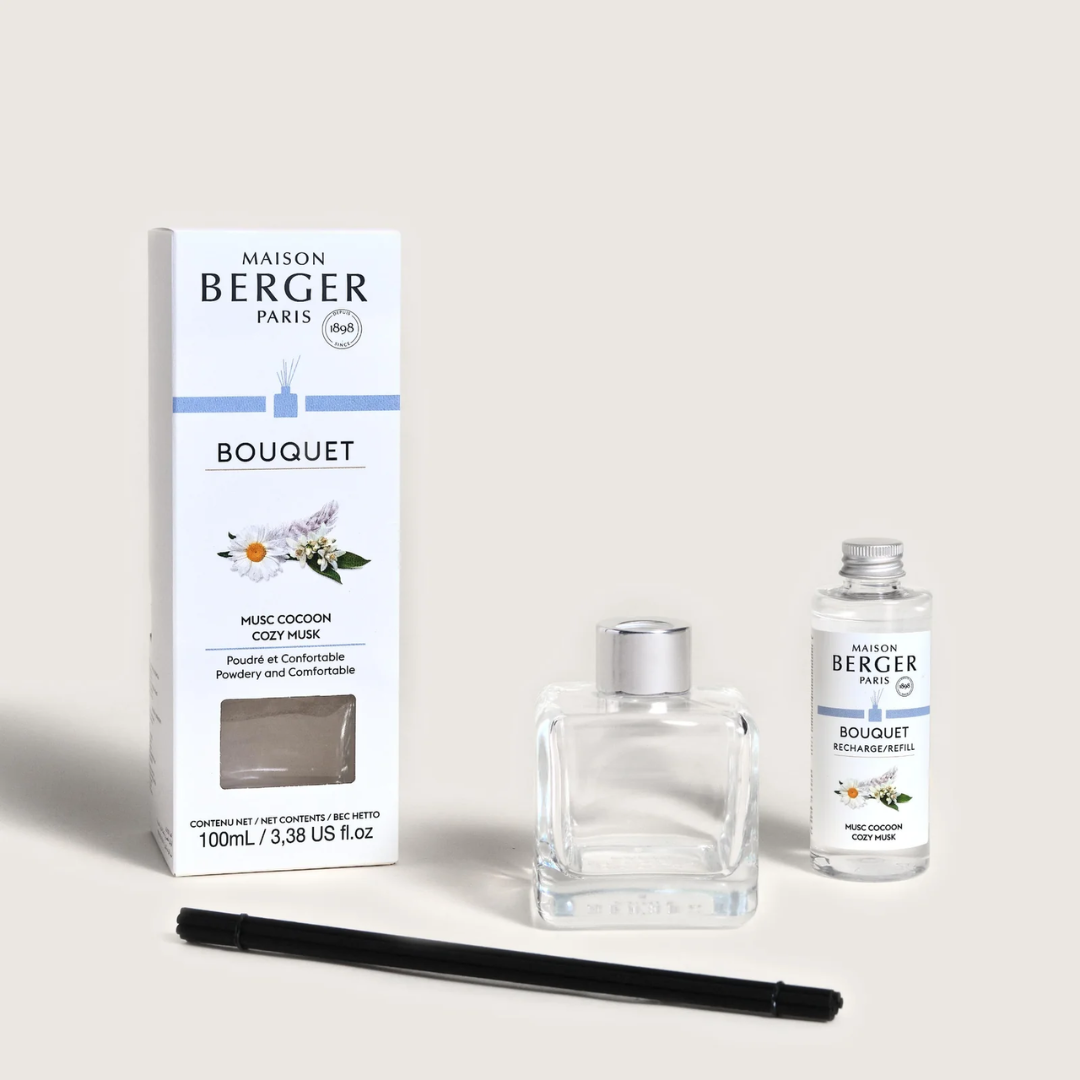 Diffusore con Bastoncini Maison Berger - Musc Cocoon