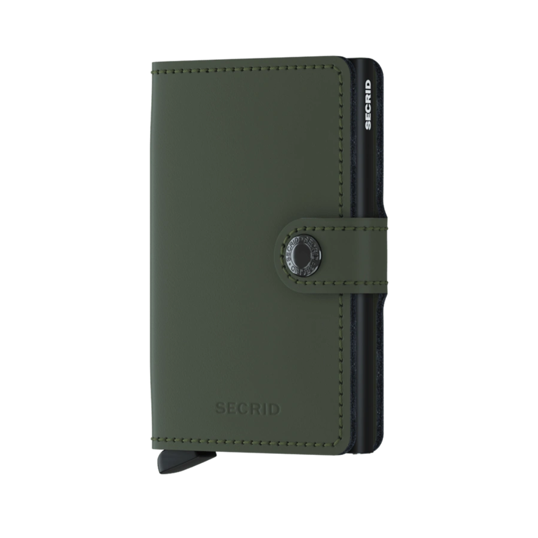 Miniwallet Secrid Matte Green & Black