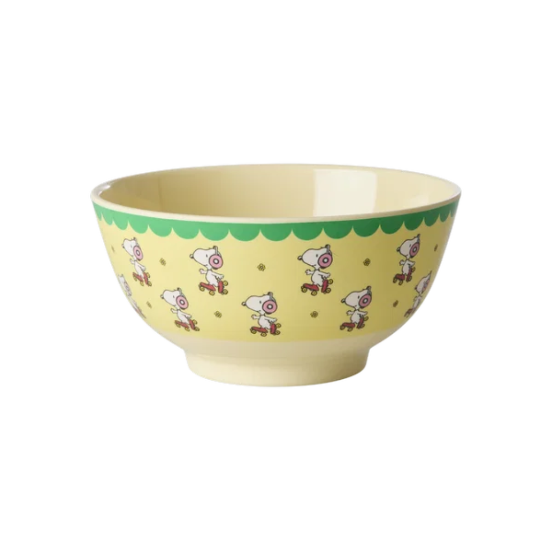 Ciotola Media Snoopy - Giallo Tenue - Rice