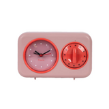 Timer e orologio da cucina Fisura Rosa