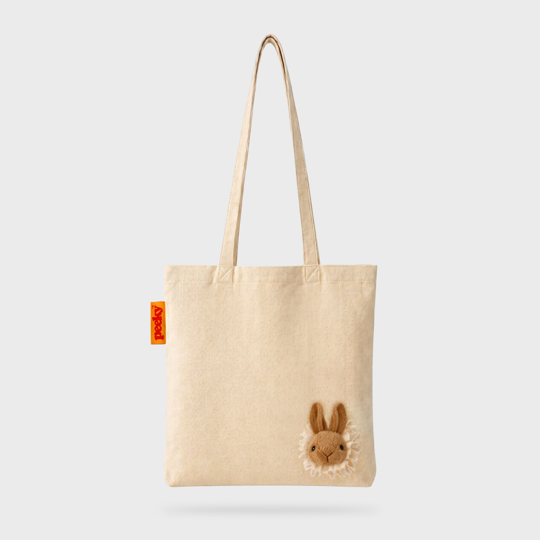 Borsa Tote con testa di Coniglio - Suck UK