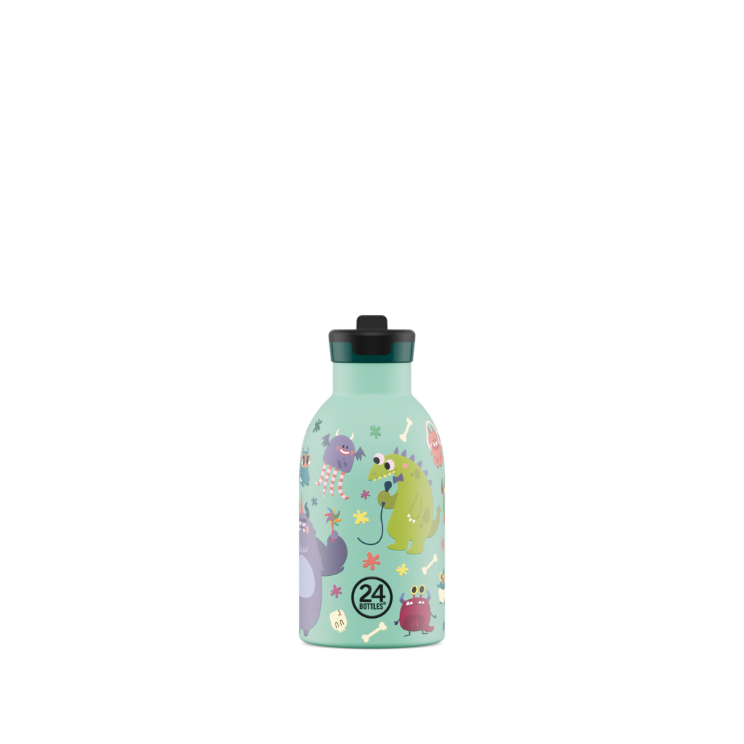 Borraccia termica 24Bottles Clima - Spooky Friends 330ml cannuccia