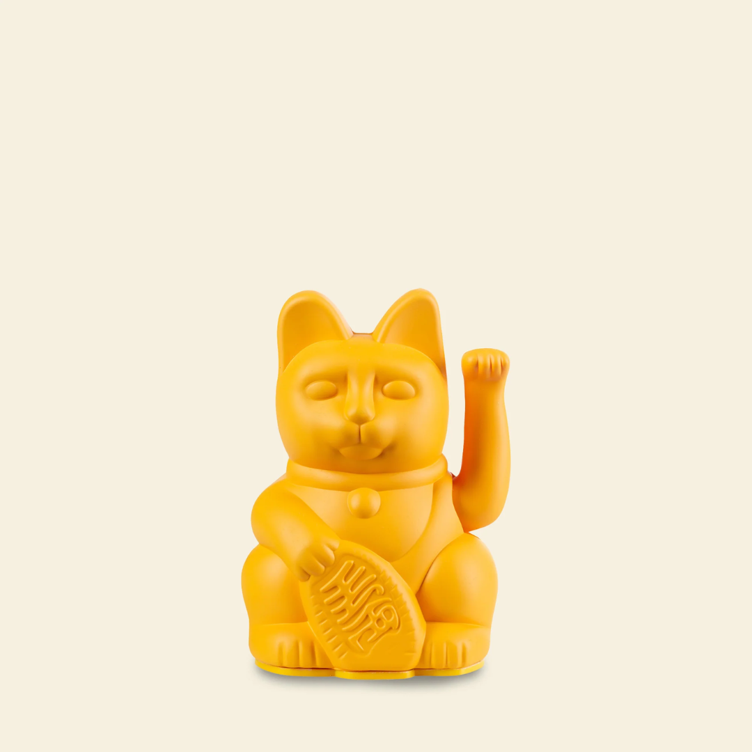 Mini Lucky Cat MYNEKO . Felicità . Deep Yellow - Donkey