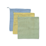 Sacchetti cotone Designwork Inc 3pz. - Blue/Citron/Sage