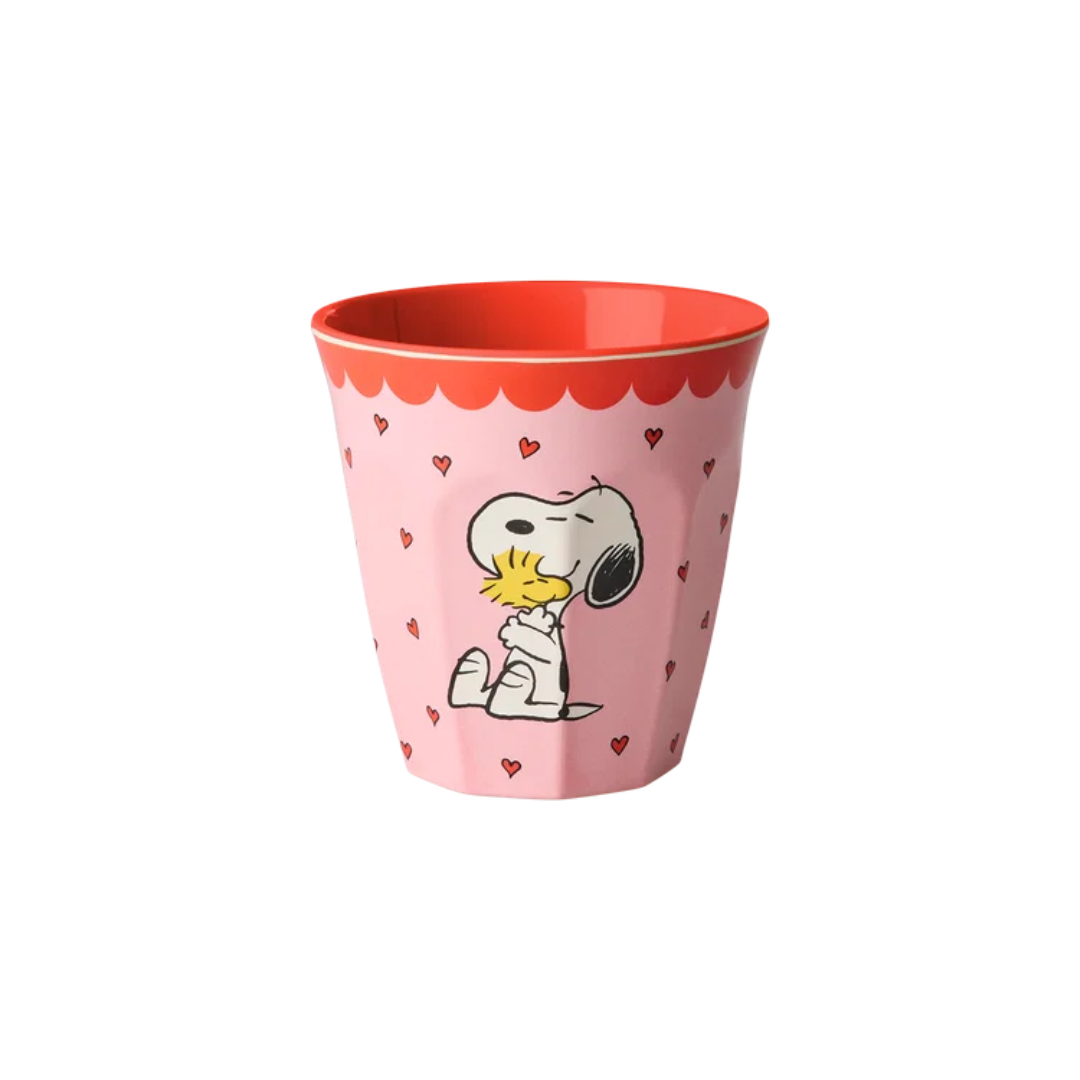 Tazza Media Rosa Snoopy - Rice