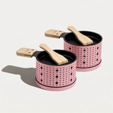 Raclette al lume di candela per 2 rosa - Cookut