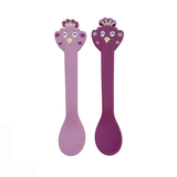 Cucchiaini in silicone Mrs. Peacock - Trixie