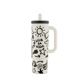 Straw Cup 800ml Clima 24Bottles - Viva la Vida