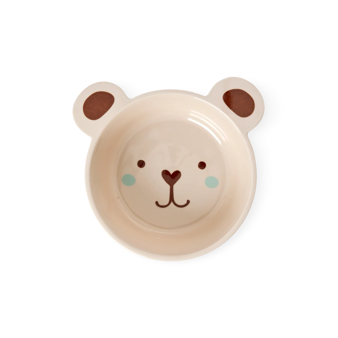 Ciotola Orso per Bambini - Beige - Rice