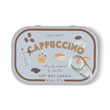 Candela di latta da bistrot da 127 g. Cappuccino . Cioccolato e Ciliegia - Paddywax