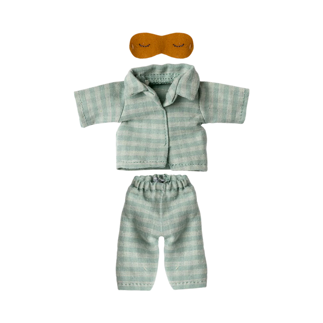 Pigiama Papa' Topo Menta / sabbia Maileg