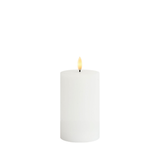 Candela Sirius Sille Ricaricabili Ø7,5xH12,5cm - Bianco