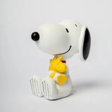 Statua Pinut Woodstock Blogo Design 12cm. - Bianco