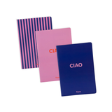 Quaderni Fisura 3pz. "Ciao"