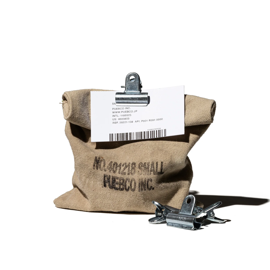 Clip piccole in sacchetto cotone - Puebco 24 Pz.