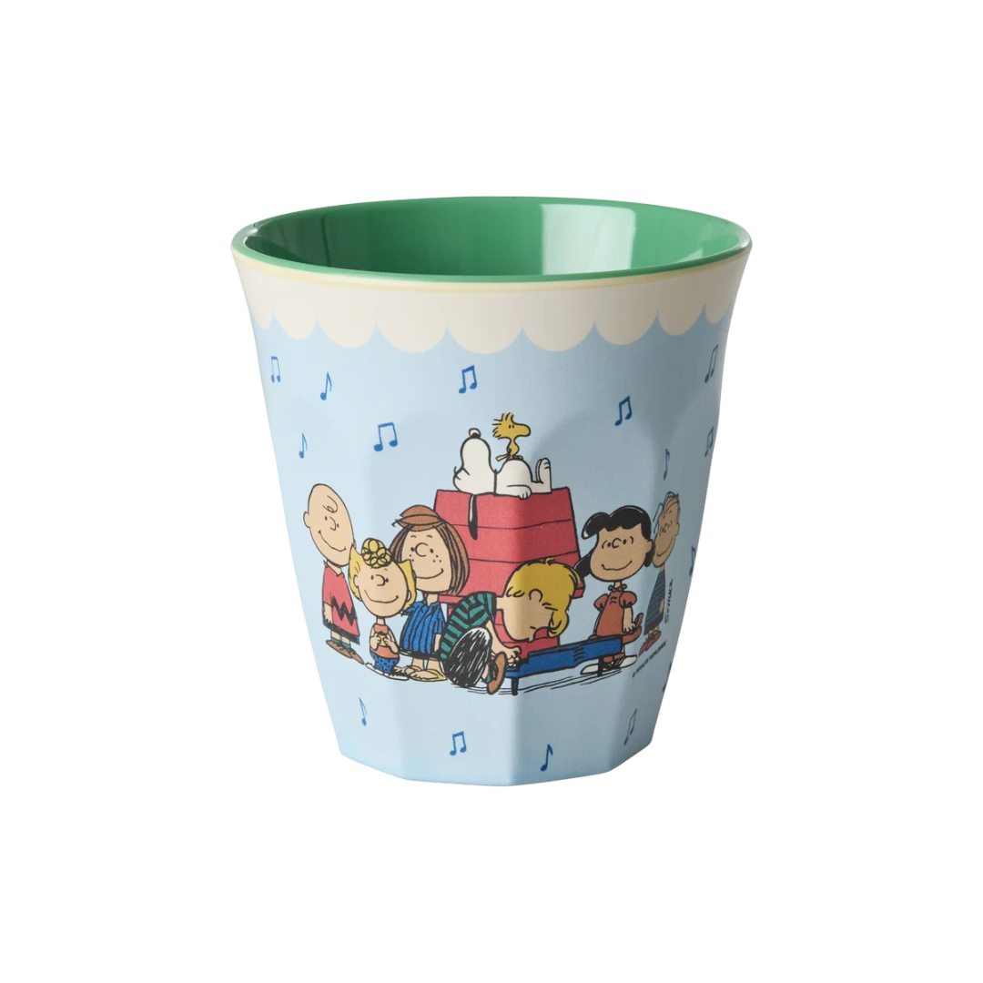 Tazza Media Blu Tenue Snoopy - Rice