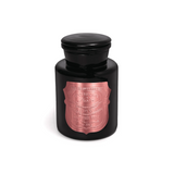 Candela in Barattolo di vetro Paddywax - Apothecary Noir - Zafferano Rosa