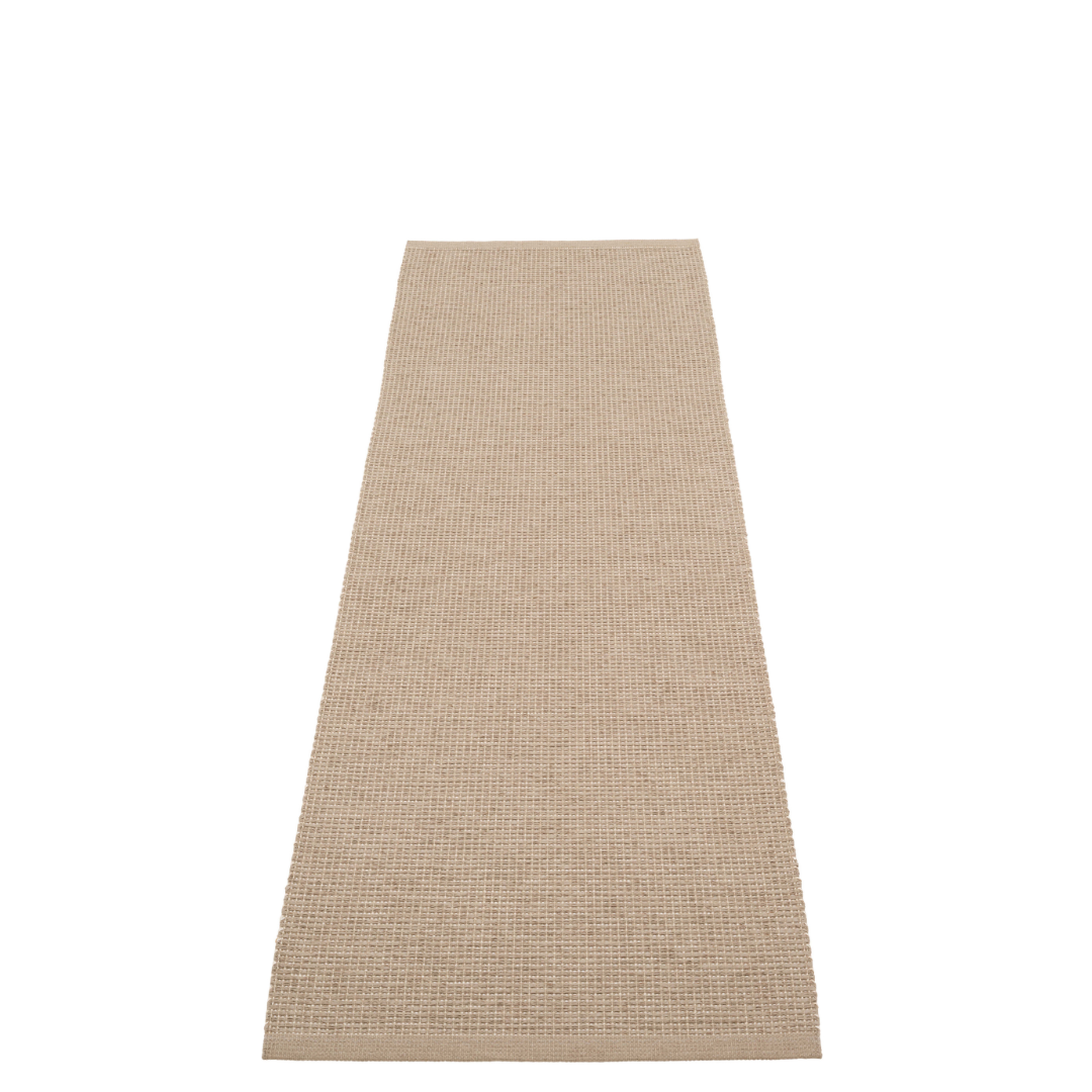 Tappeto Pappelina - EMM 70x240 - Potato/Beige Met. - Linen Wrap