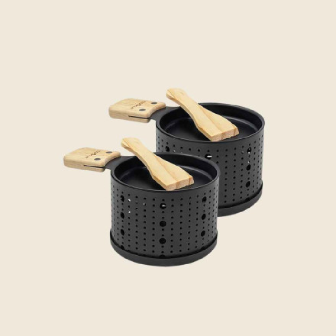 Raclette al lume di candela per 2 Cookut Col. Nero