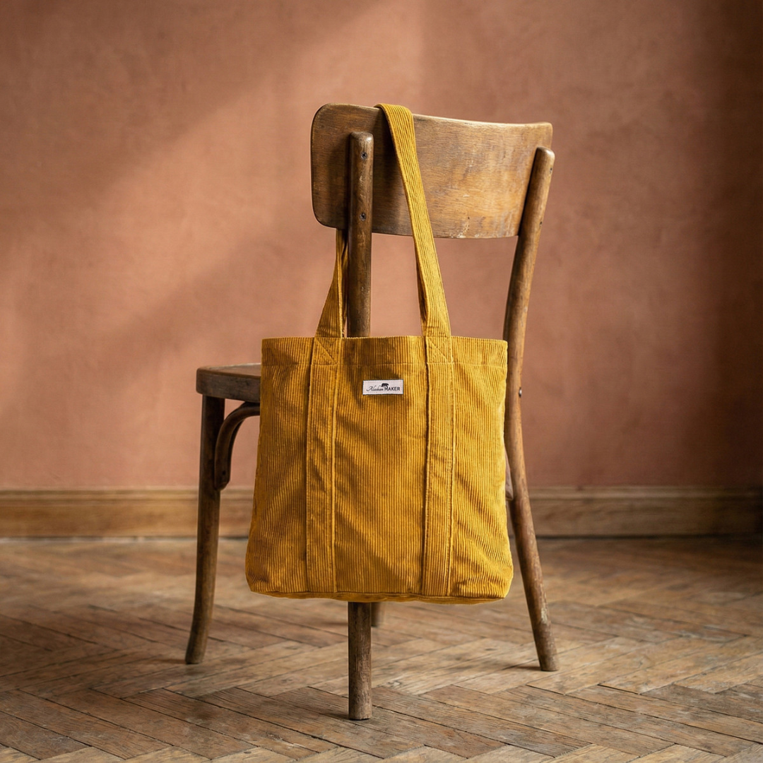 Borsa Tote Bag  in Velluto WILLOW . Alaskan Maker