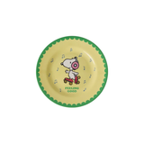Piatto da Frutta Rotondo Giallo Tenue Snoopy - Rice