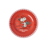 Piatto da Frutta Rotondo Rosso Snoopy - Rice