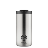 Tazza termica 24Bottles Travel Tumbler - Acciaio Spazzolato 600 ml