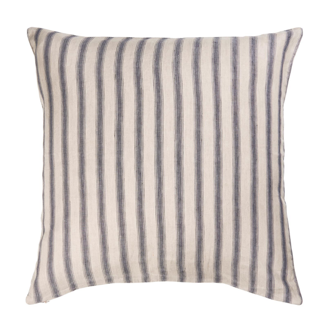 Fodera cuscino naturale con righe grigie 60x60 cm IB Laursen