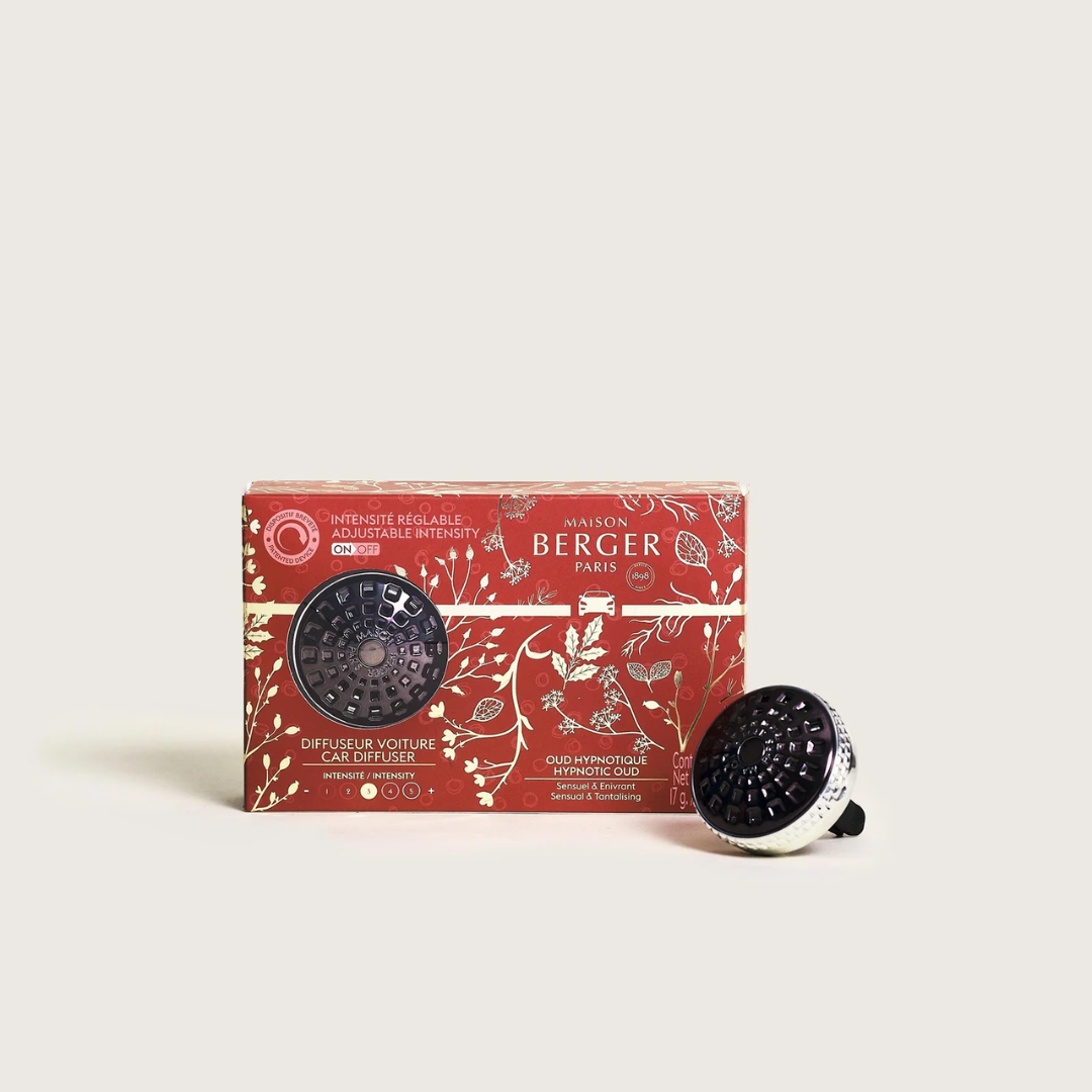 Diffusore per Auto CELEBRATION ricarica Oud Hypnotique - Maison Berger