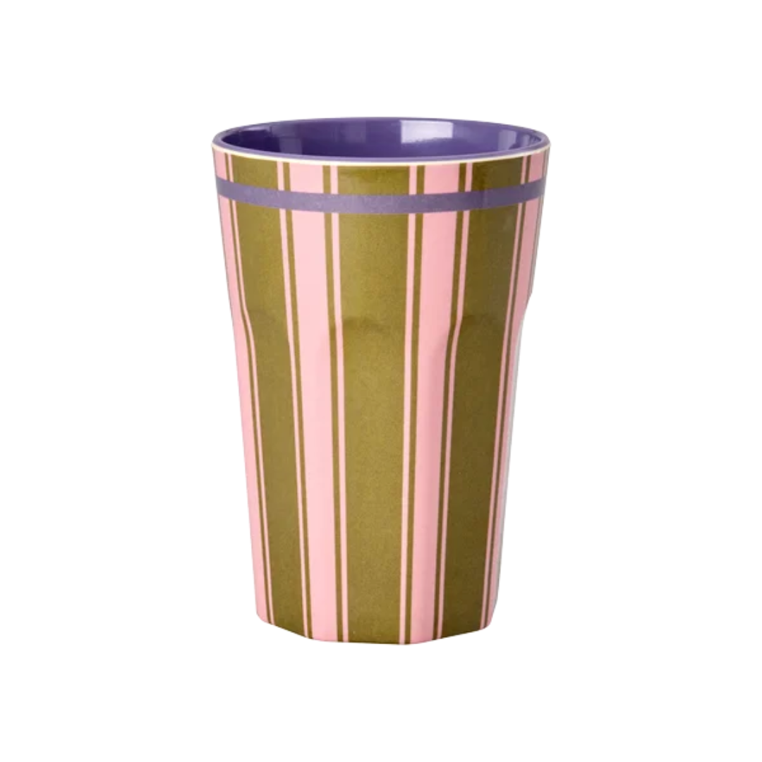 Tazza Alta - Stripe Delight Print - Rice