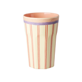 Tazza Alta - Crema - Stripey Love Print - Rice