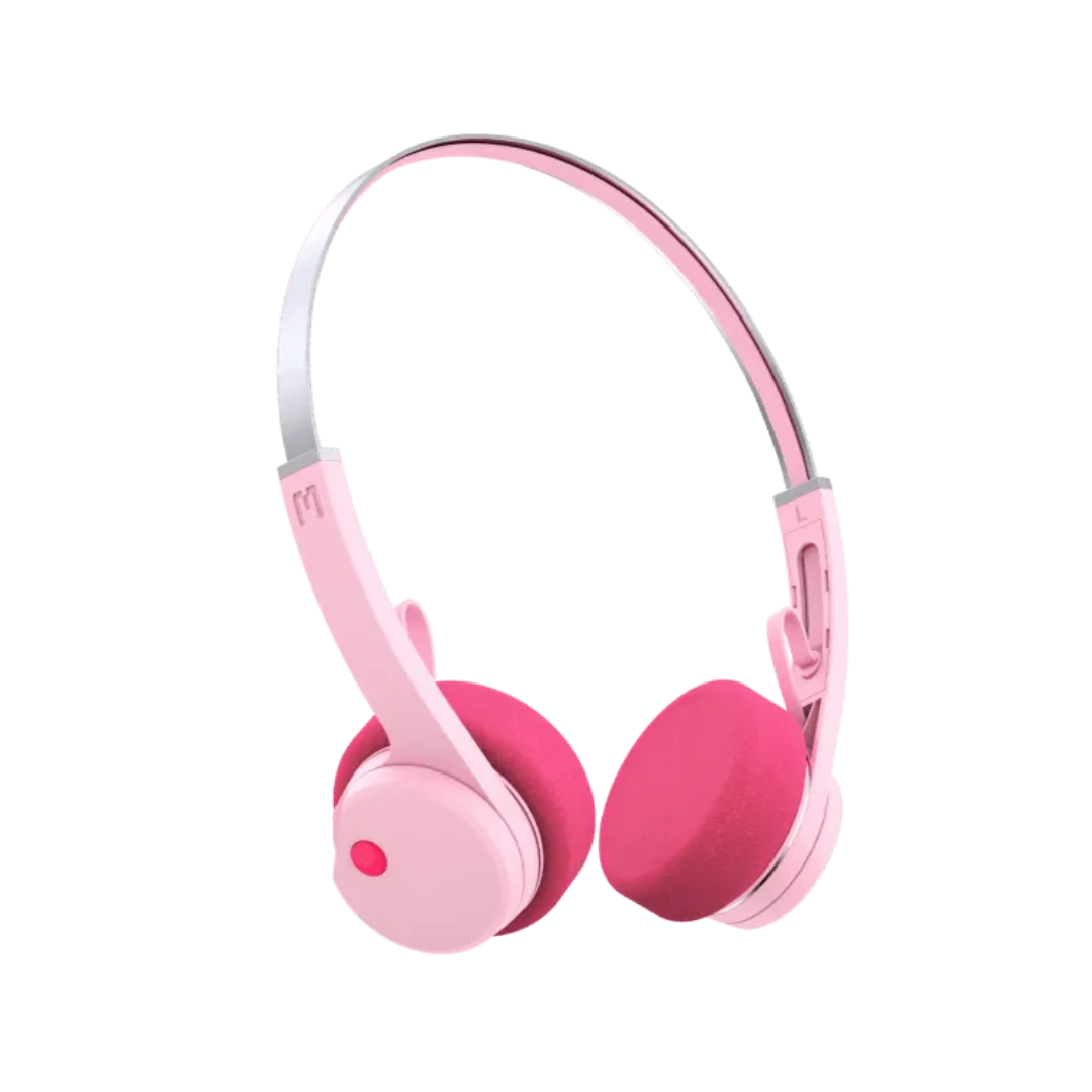 Cuffie bluetooth retrò MONDO Freestyle - Rosa