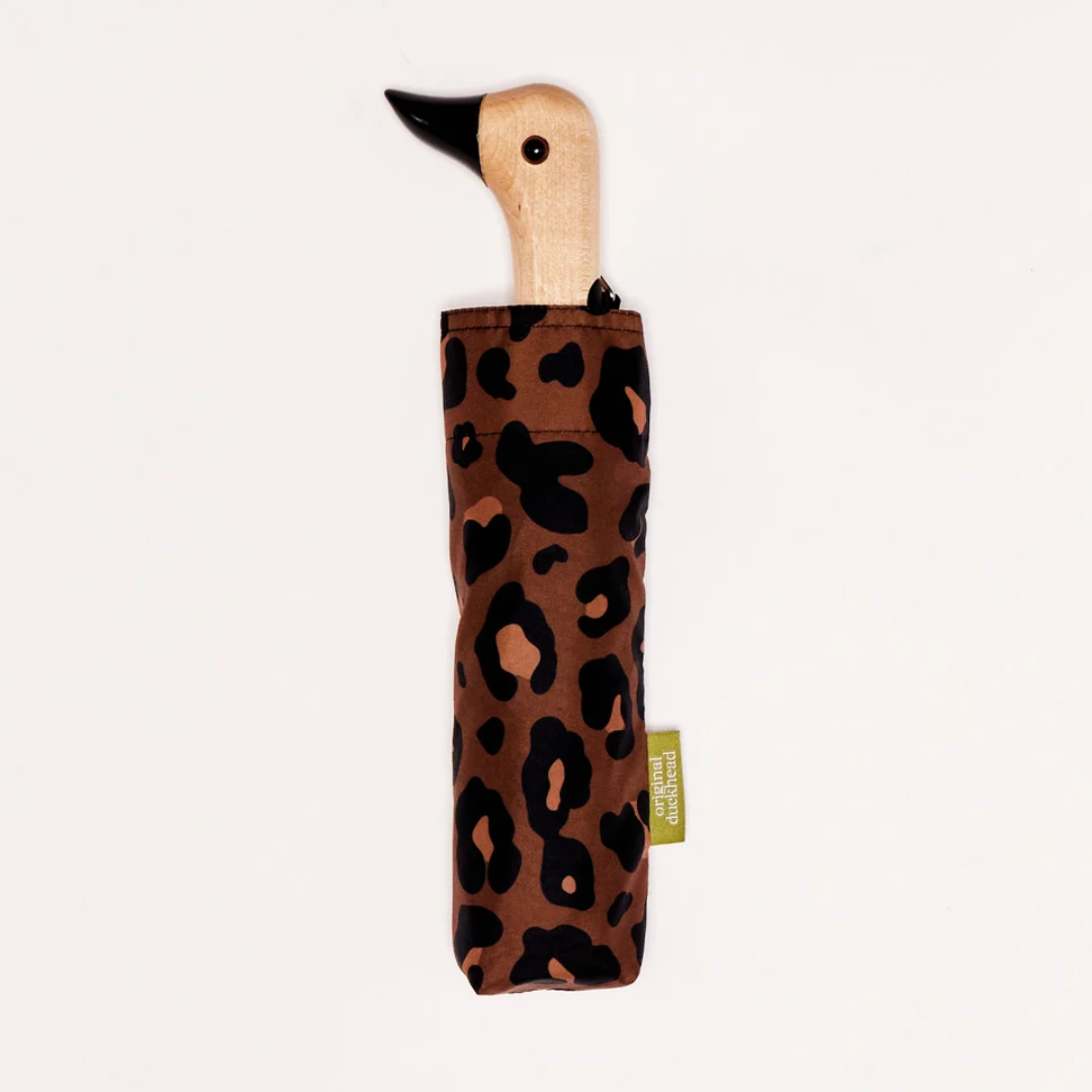 Ombrello richiudibile Leopardo - Original Duckhead