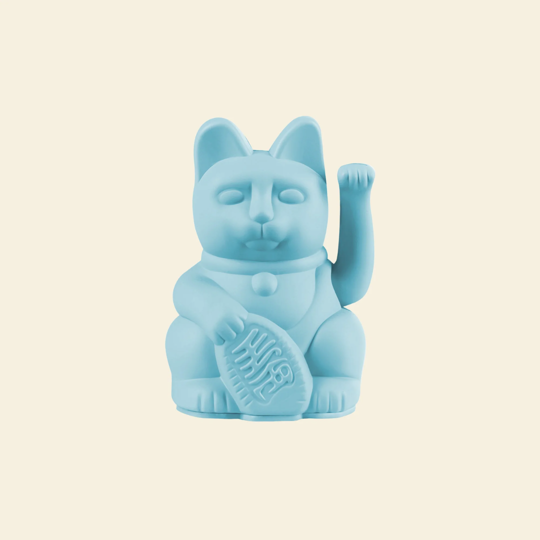 Mini Lucky Cat MYNEKO . Tenerezza . Light Blue - Donkey