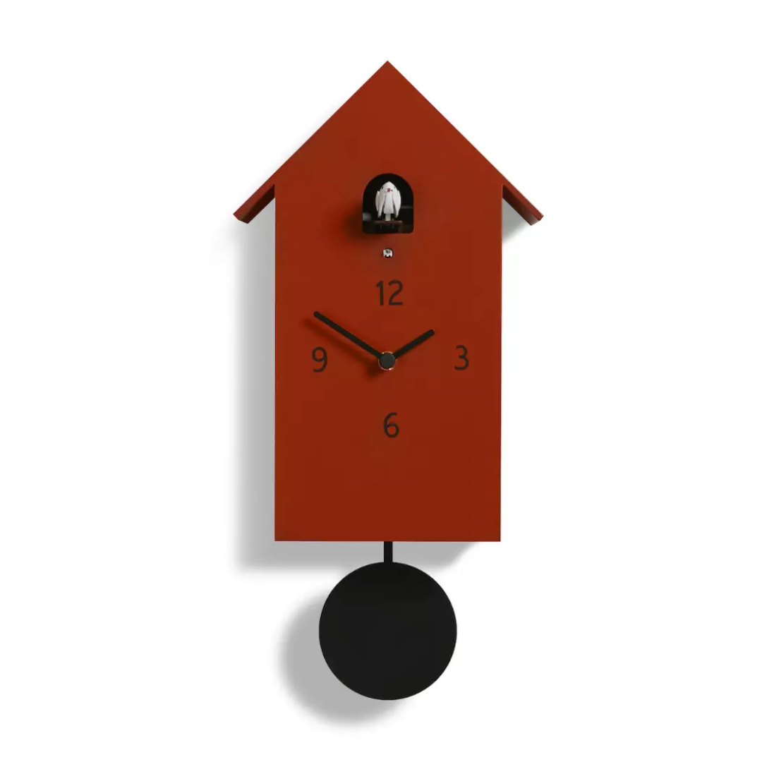 Domeniconi . Orologio Cucu' Zuba Terracotta