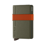 Miniwallet Secrid Bandwallet Green Orange