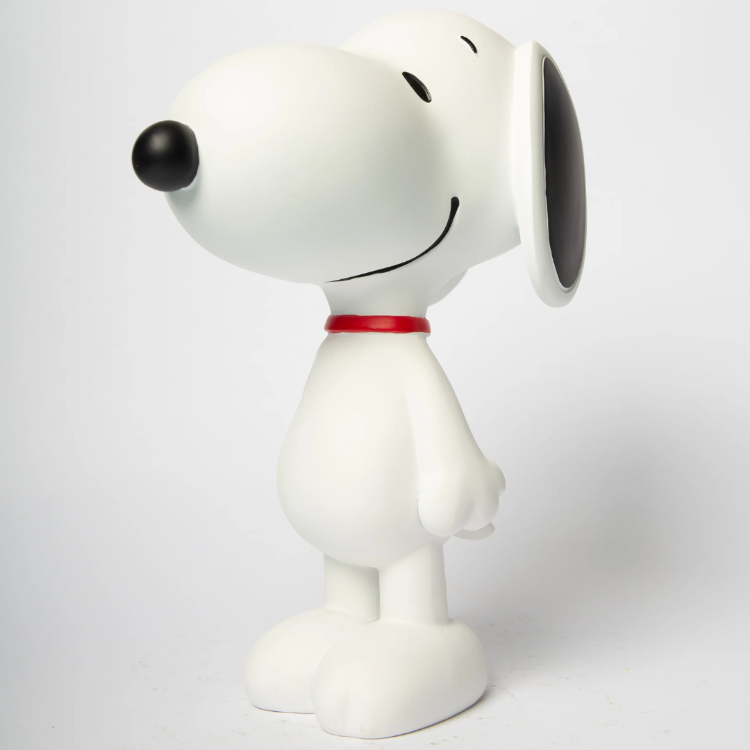 Statua Peanut Standing 25 cm. Blogo Design - Bianco