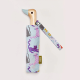 Ombrello richiudibile Original Duckhead Ice Blue con Gatti