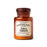 Candela in Barattolo di vetro Paddywax - Apothecary Teak e Tabacco