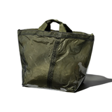 Borsa a tracolla paracadute rivestita Verde - Puebco