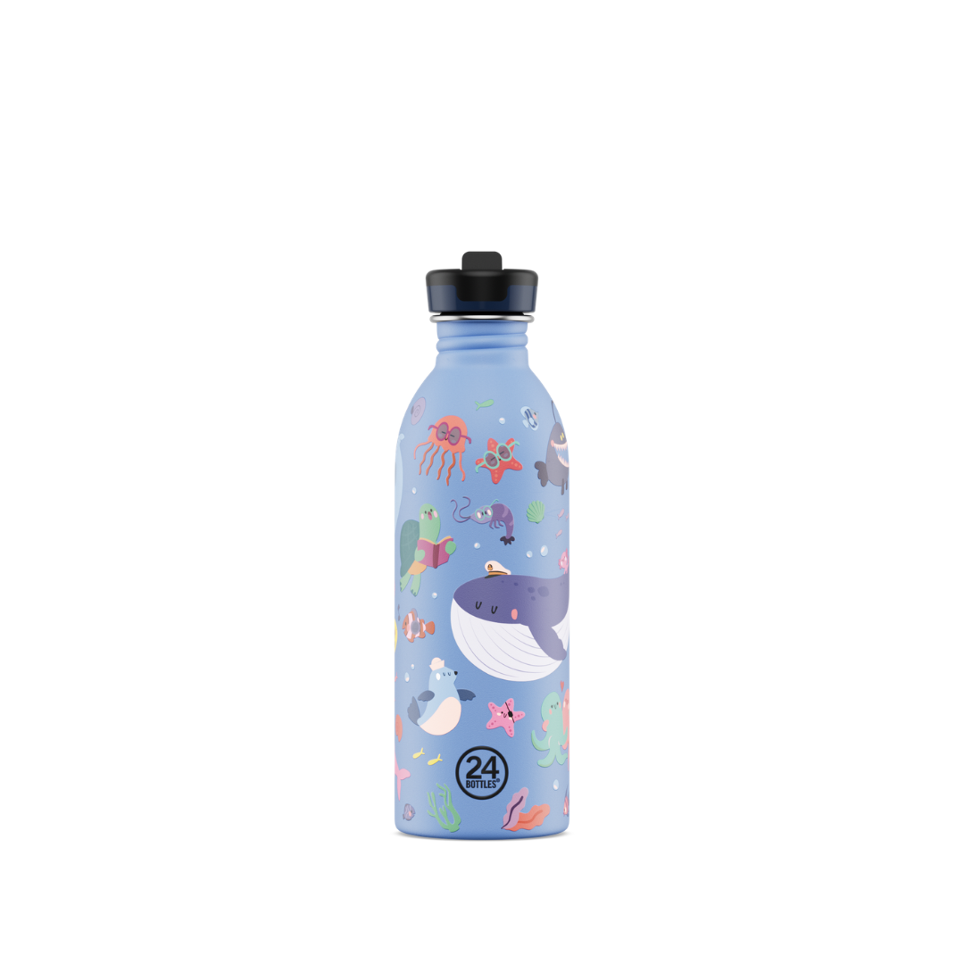 Borraccia 24Bottles Kids - Ocean Friends Cannuccia