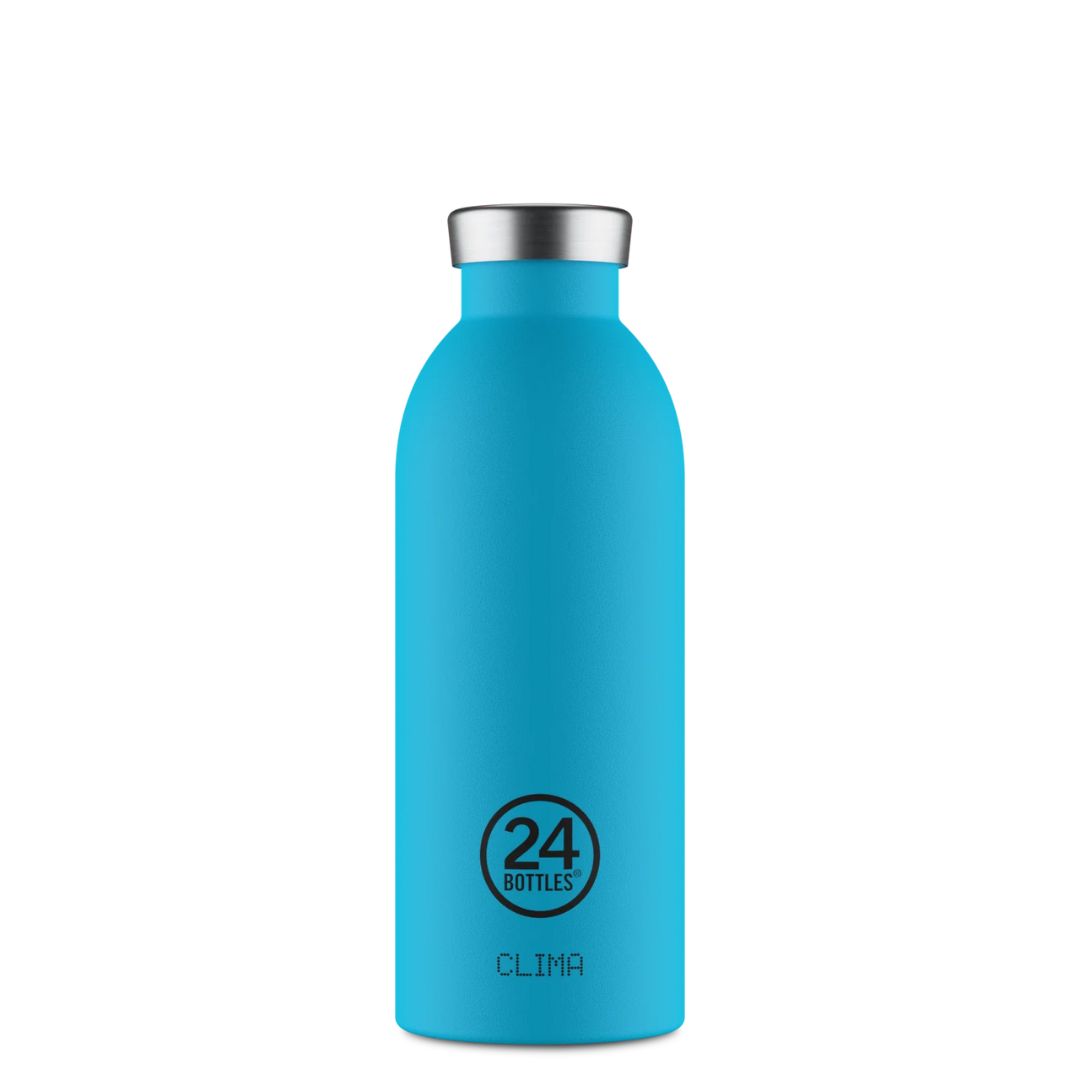 Borraccia termica 24Bottles Clima - Lagoon Blue 500 ml