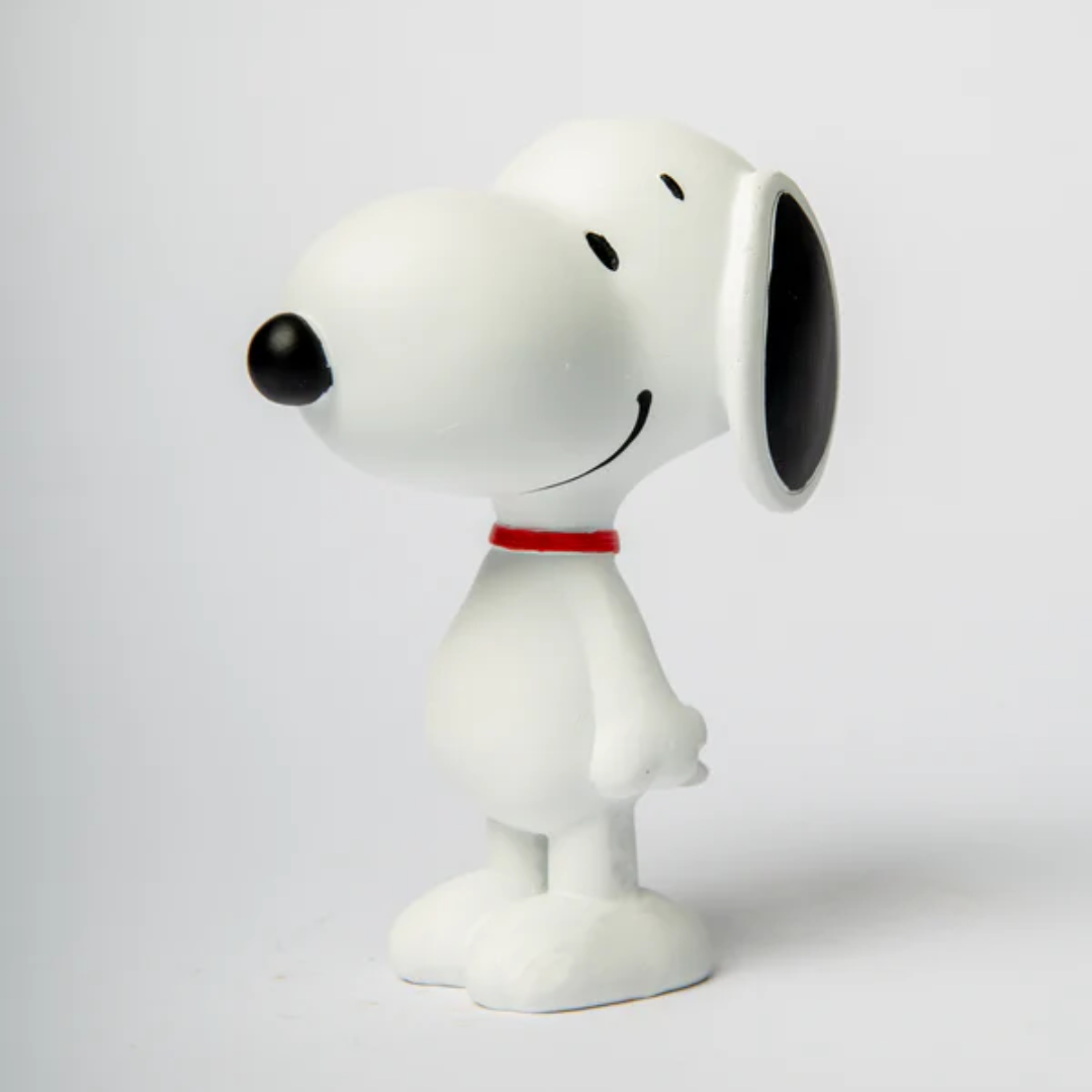 Statua Peanut Standing 12 cm. Blogo Design - Bianco
