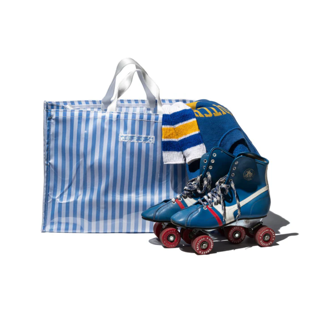 Borsa a tracolla con tessuto per cravatte rivestita - Puebco